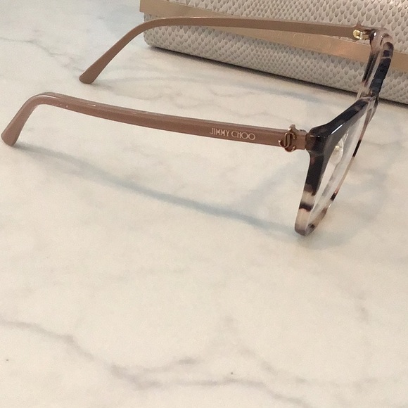 Jimmy Choo JC310/G 00T4 53 Havana Pink Eyeglasses - Picture 3 of 8
